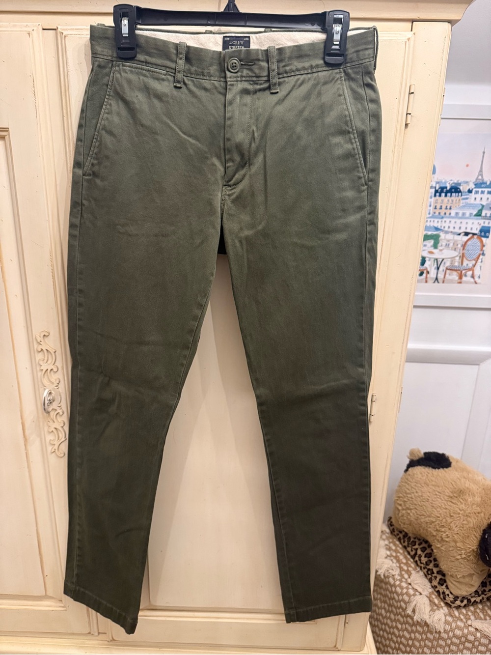 J. Crew Olive Green Chino Pants